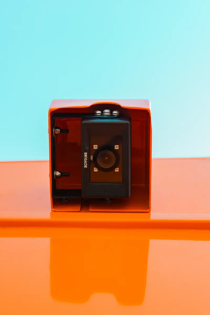 Brigade camera mounted to a commercial vehicle