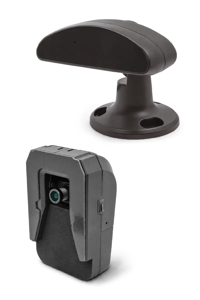 Brigade MDR AI driver-facing camera and forward-facing camera.