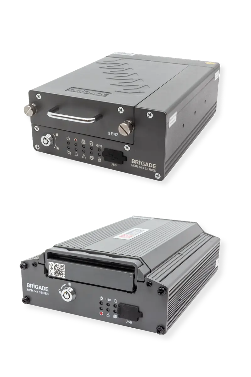 Brigade MDR-644 and MDR-641 Mobile DVRs
