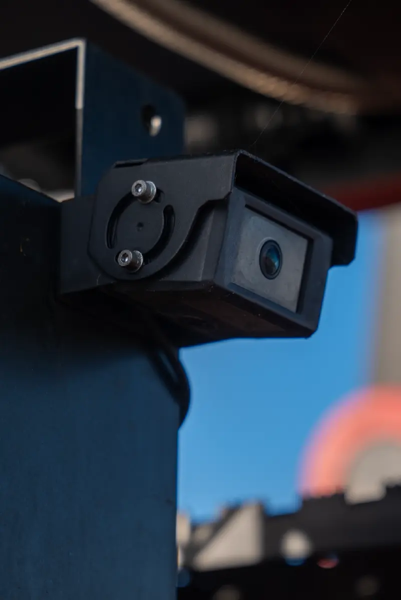 Brigade Mobile DVR fitted inside a vehicle.